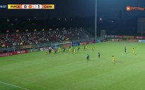 Highlight CLB PVF CAND 1-1 CLB Công an Hà Nội: Đình Bắc lập công