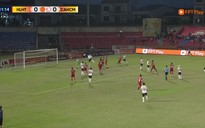 Highlight CLB Hà Tĩnh 0-1 CLB Công an TP.HCM: Đánh đầu đẹp mắt
