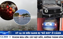 Xem nhanh 12h: Cây bật gốc, đường thành sông vì TP.HCM mưa lớn | Kỳ lạ xe siêu sang bị ‘bỏ rơi’
