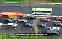 Cao tốc Phan Thiết – Dầu Giây kẹt xe nghiêm trọng trong ngày đầu nghỉ lễ