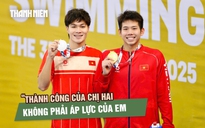Quang Thuấn gây bất ngờ với tấm HCV SEA Games đầu tiên, nhắc tới chị gái Ánh Viên