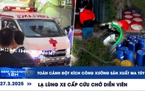 Xem nhanh 12h: Đập tan sào huyệt sản xuất ma túy giữa nghĩa trang | Lạ lùng xe cấp cứu chở diễn viên