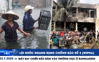 Xem nhanh 12h: Lội nước ngang bụng chống bão số 3 | Máy bay chiến đấu đâm vào trường học Bangladesh