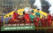 U.23 Việt Nam về nước ngày 30.7, chuẩn bị ngay cho SEA Games 33