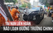 Tai nạn liên hoàn náo loạn giao lộ Trường Chinh - Đồng Đen