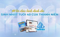 40 lời chúc lành của 40 nghệ sĩ, vận động viên dành cho sinh nhật tuổi 40 của Báo Thanh Niên