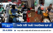 Xem nhanh 12h: Thời tiết thất thường dịp lễ | Phạt đến 4 triệu nếu để móng dài khi bán đồ ăn?