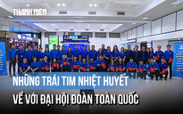 Đại hội Đoàn toàn quốc lần thứ XIII: Sắc xanh về sân bay Nội Bài