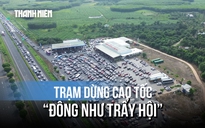 Trạm dừng chân cao tốc 'đông như trẩy hội' ngày đầu tiên nghỉ lễ 2.9