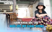 Gánh khoai góc chợ và ước mơ giảng đường của nữ sinh mồ côi mẹ