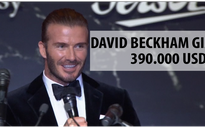 David Beckham 'bán mình' với giá 390 ngàn USD