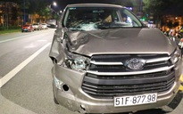 Cảnh sát truy đuổi xe ô tô bỏ chạy sau tai nạn chết người