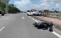 Thái Bình: Xe cứu thương chưa được cấp phép va chạm xe đạp điện khiến 2 nữ sinh bị thương
