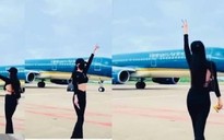 Cấm bay nữ hành khách thả dáng quay TikTok giữa sân đỗ sân bay Phú Quốc