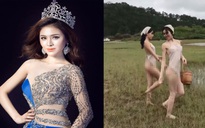 Á hậu Thư Dung lộ clip chụp ảnh phản cảm tại Đà Lạt