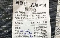 Đà Nẵng: Nhà hàng tính bữa ăn 8 triệu, dùng hóa đơn tiếng Trung Quốc