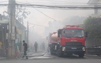 Cháy lớn trong khu dân cư ở Tây Ninh, nhiều người hoảng loạn