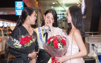 Thùy Tiên bật khóc khi được Hoa hậu Tiểu Vy tiễn đi thi 'Miss International'