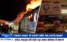 Xem nhanh 12h: Tháo chạy vì cháy siêu thị Lotte Mart | Hỏa hoạn dữ dội tại kho bông ở BR-VT