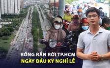 Dòng người rồng rắn rời TP.HCM ngày đầu kỳ nghỉ lễ 2.9