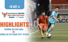 Highlight ĐH Văn Hiến 1-1 ĐH Sư phạm TDTT TP.HCM: Luân lưu nghẹt thở | Tứ kết 4 TNSV THACO Cup 2024