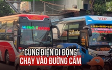 Lộn xộn những 'cung điện di động' chạy vào đường cấm quanh Bến xe miền Đông