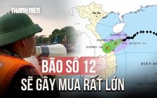 Bão số 12 (Fengshen) giật cấp 12, gây mưa rất lớn từ đêm nay