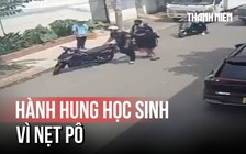 Hành hung 2 học sinh để dằn mặt vì nẹt pô