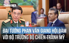 Đại tướng Phan Văn Giang hội đàm với Bộ trưởng Bộ Chiến tranh Mỹ