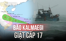 Bão số 13 (Kalmaegi) giật cấp 17, miền Trung đối mặt sóng cao 10 mét