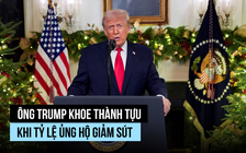 Ông Trump khoe thành tựu khi tỷ lệ ủng hộ giảm sút