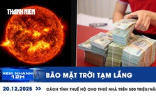 Xem nhanh 12h: Bão mặt trời tạm lắng | Cách tính thuế hộ kinh doanh cho thuê nhà trên 500 triệu/năm