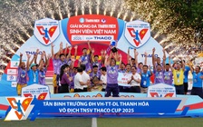 Bóng đá Thanh Niên Sinh viên ngày 16.3: Trường ĐH VH-TT-DL Thanh Hóa lên ngôi vô địch