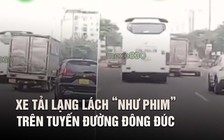 Tài xế xe tải lạng lách 'như phim' bị CSGT TP.HCM phạt tới 50 triệu đồng