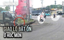 Tai nạn rình rập tại giao lộ ‘bất ổn’ ở Hóc Môn
