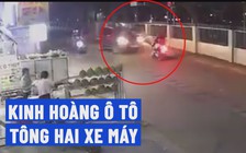 Tai nạn liên hoàn, nạn nhân bị hất tung lên cao
