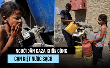 Nước sạch đổi bằng máu ở Gaza giữa bom đạn Israel