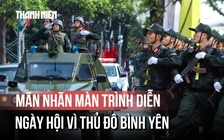 Lực lượng CAND diễu binh tại Ngày hội vì Thủ đô bình yên