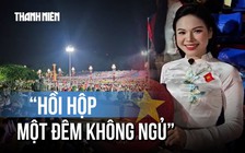 Quảng trường Ba Đình trước giờ tổng duyệt: Nữ đại biểu thướt tha trong tà áo dài