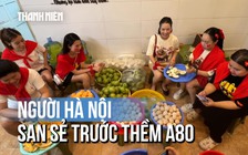 400 quả trứng và nhiều hoa quả miễn phí chia sẻ cho người xem diễu binh