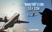 'Ngựa thồ' C-295 và 'đồng đội' họp đội hình trên bầu trời Hà Nội