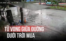 Truy tìm tài xế xe container liên quan nam sinh tử vong giữa đường