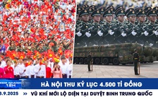 Xem nhanh 12h: Hà Nội thu kỷ lục 4.500 tỉ đồng | Vũ khí mới lộ diện tại duyệt binh Trung Quốc