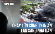 Vừa xịt nước vừa cầu nguyện trong vụ cháy công ty in ấn