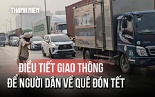 TP.HCM: CSGT dầm mưa điều tiết giao thông cửa ngõ phía Tây dịp cận Tết