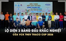 Lộ diện 3 bảng đấu khắc nghiệt của VCK TNSV THACO Cup 2026