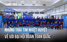 Đại hội Đoàn toàn quốc lần thứ XIII: Sắc xanh về sân bay Nội Bài