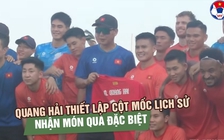 Quang Hải thiết lập cột mốc lịch sử, nhận món quà đặc biệt từ đội tuyển Việt Nam