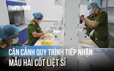 Bên trong nơi diễn ra quy trình tiếp nhận mẫu hài cốt liệt sĩ