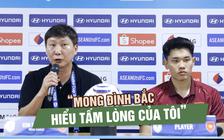 HLV Kim Sang-sik hết lời khen ngợi Đình Bắc, nói lý do rút Hoàng Đức ra nghỉ sớm 
